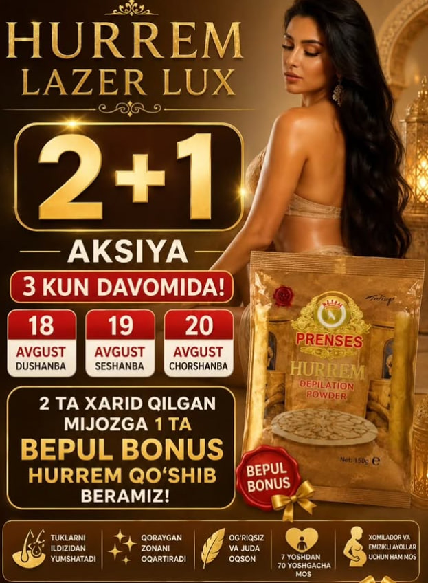 HURREM glina(dipilatsiya)